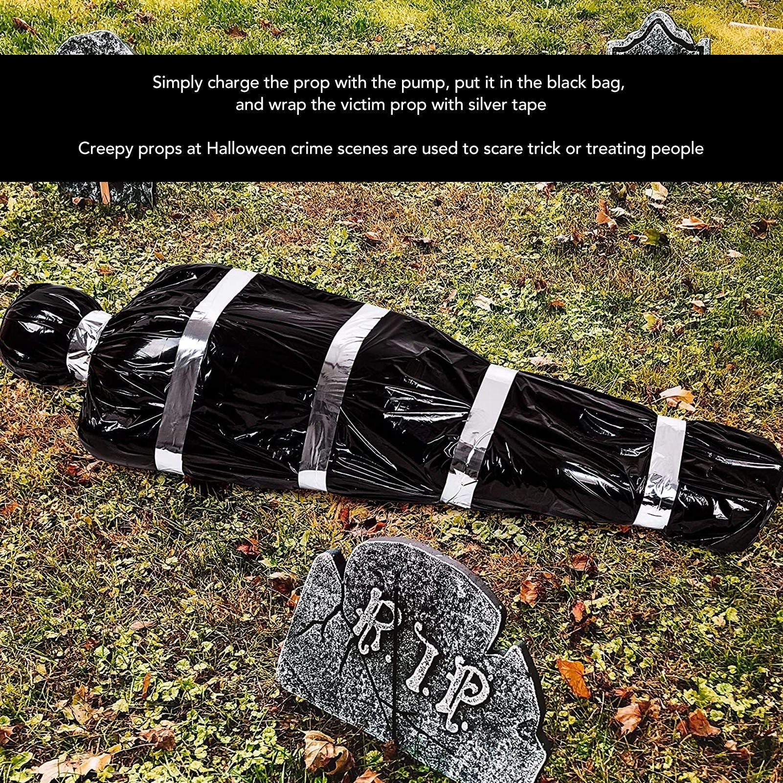 Halloween Decorations Dead Victim Props Hallowmas Outdoor Prop Creepy Haunted House Decor V1294-YM3115220098411-0421