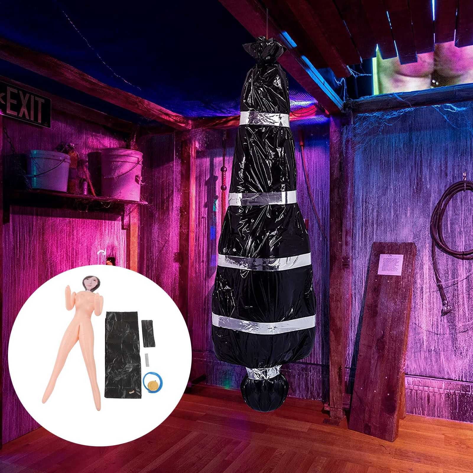 Halloween Decorations Dead Victim Props Hallowmas Outdoor Prop Creepy Haunted House Decor V1294-YM3115220098411-0421
