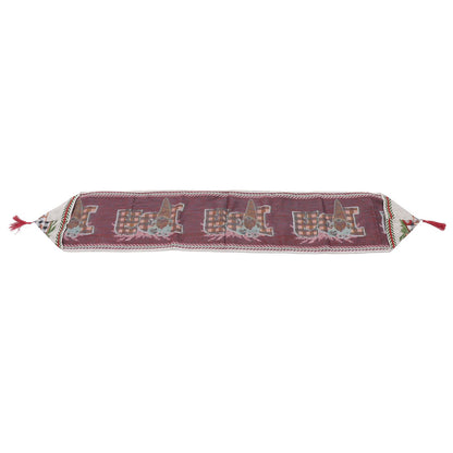Christmas Table Runner Reusable Washable 1.8m Long Knitted Fabric Table Runner Holiday for Home Cafe Type 2 V1294-YM3115220098912-0421