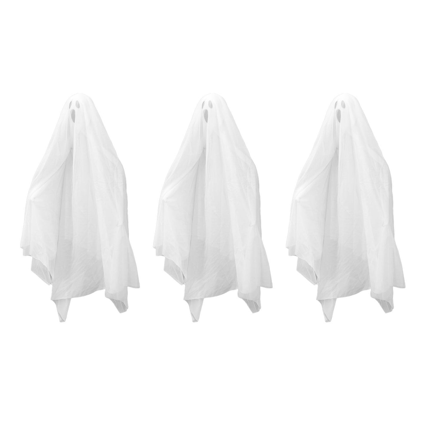 3Pcs Halloween Hanging Ghosts Glowing in The Dark 2 Layers Easy Installation Flying Ghosts for Party Indoor V1294-YM3115220099311-0421