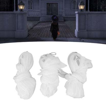 3Pcs Halloween Hanging Ghosts Glowing in The Dark 2 Layers Easy Installation Flying Ghosts for Party Indoor V1294-YM3115220099311-0421