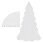 Handmade Christmas Tree Quilting Set Transparent Acrylic DIY Sewing Pattern Template Ruler Tool Set for Bowl V1294-YM3115220099611-0421