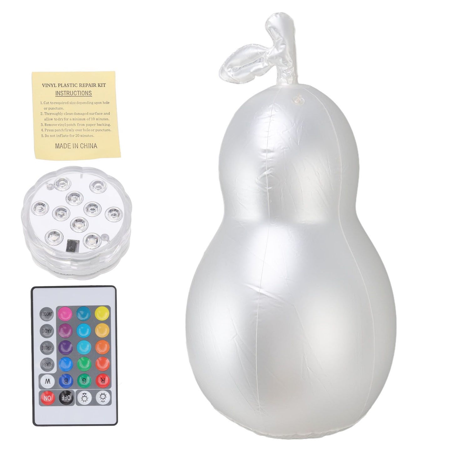Inflatable Glowing Ball Avocado Shaped Waterproof Remote Control Light Up Ball for Party V1294-YM3115220100311-0421