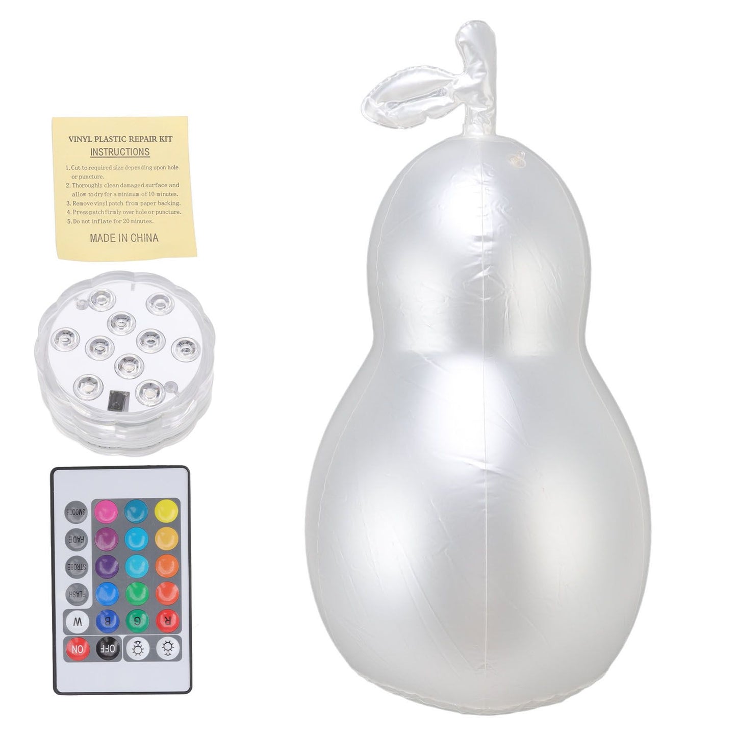 Inflatable Glowing Ball Avocado Shaped Waterproof Remote Control Light Up Ball for Party V1294-YM3115220100311-0421