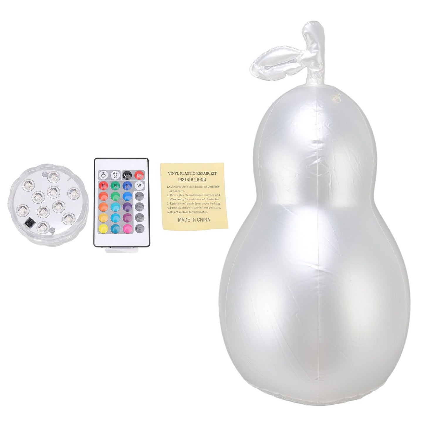 Inflatable Glowing Ball Avocado Shaped Waterproof Remote Control Light Up Ball for Party V1294-YM3115220100311-0421