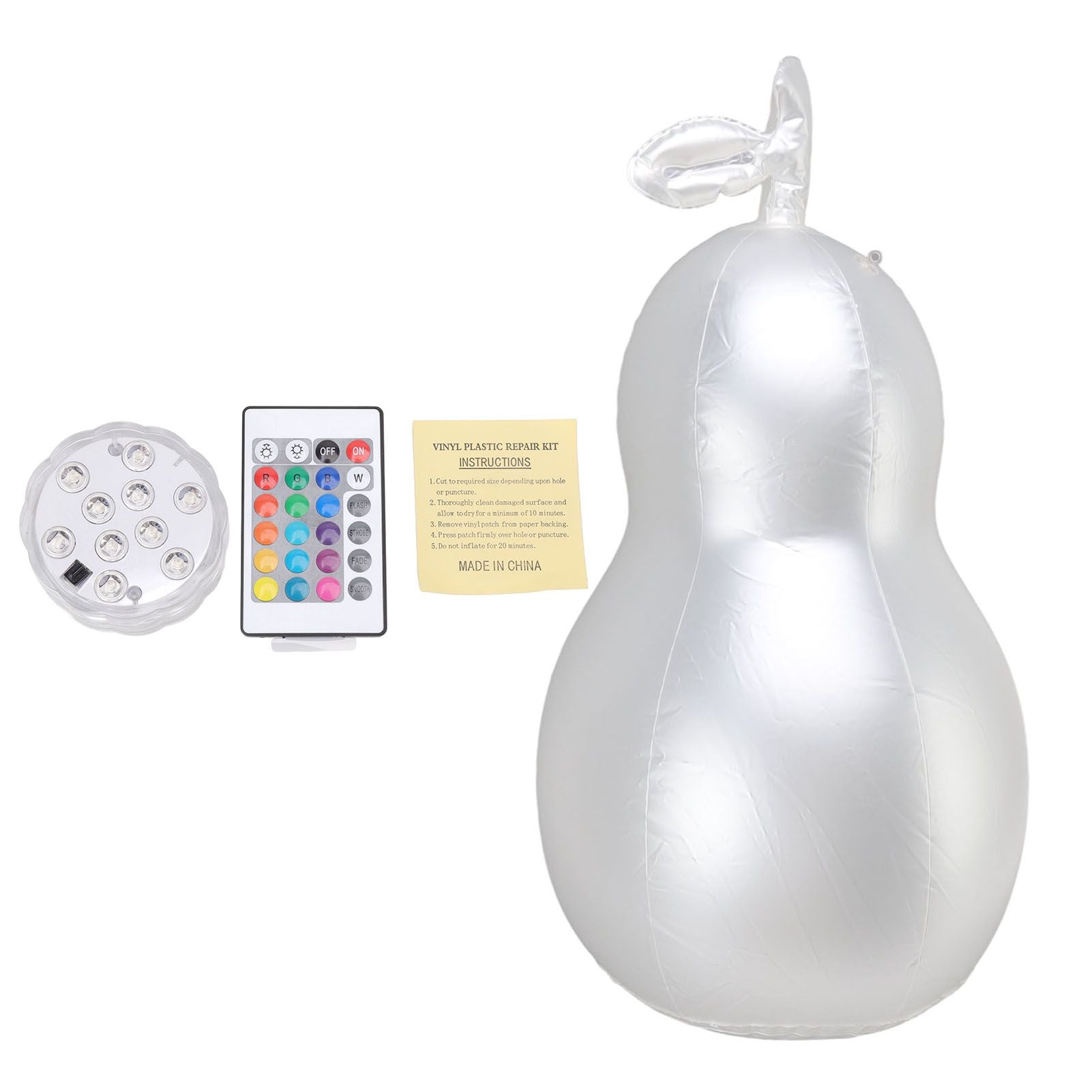 Inflatable Glowing Ball Avocado Shaped Waterproof Remote Control Light Up Ball for Party V1294-YM3115220100311-0421