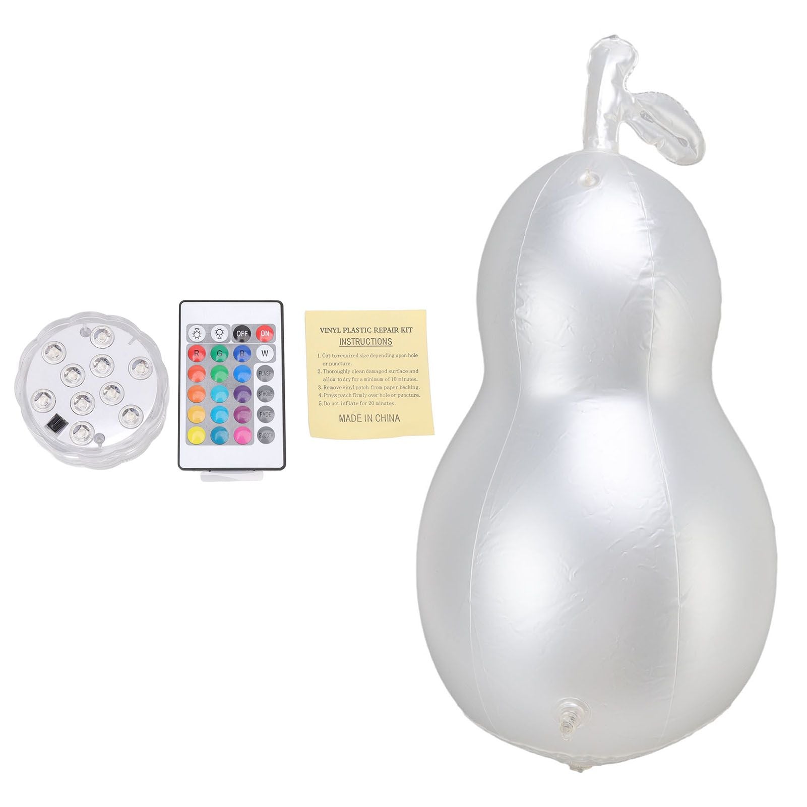 Inflatable Glowing Ball Avocado Shaped Waterproof Remote Control Light Up Ball for Party V1294-YM3115220100311-0421