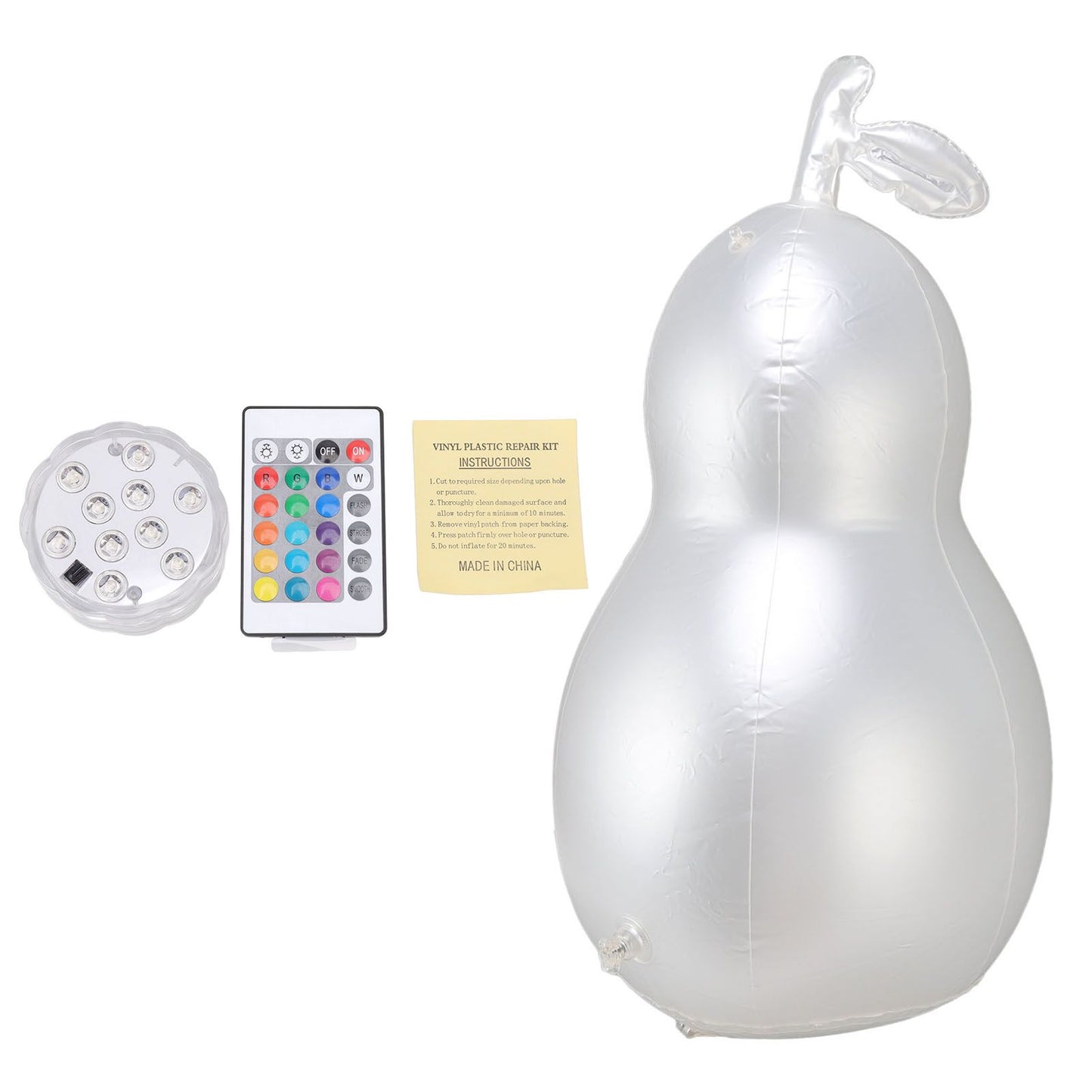 Inflatable Glowing Ball Avocado Shaped Waterproof Remote Control Light Up Ball for Party V1294-YM3115220100311-0421