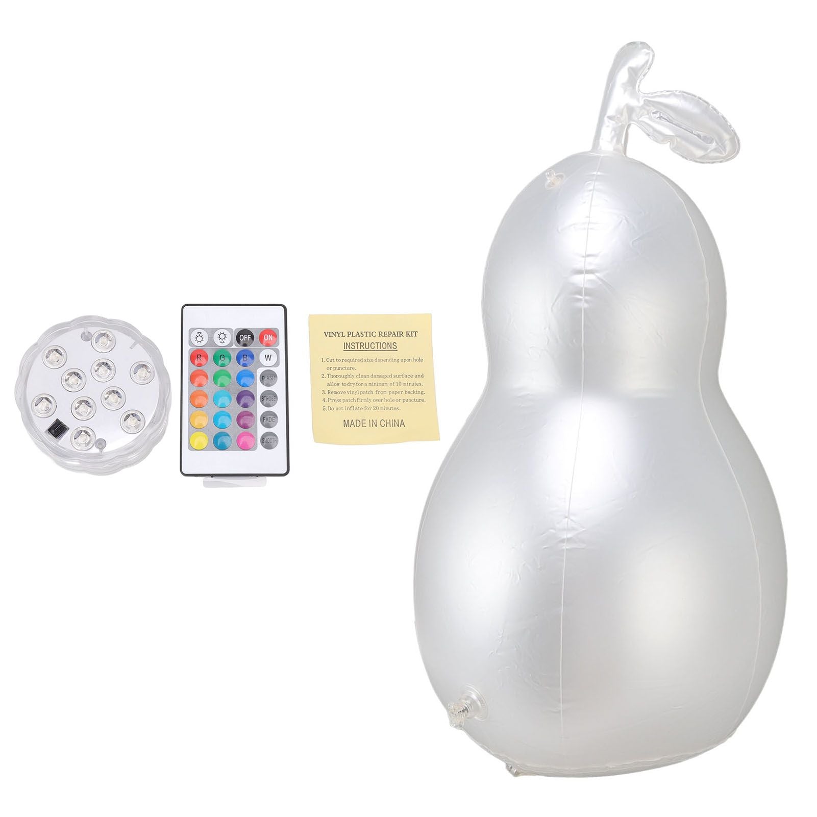Inflatable Glowing Ball Avocado Shaped Waterproof Remote Control Light Up Ball for Party V1294-YM3115220100311-0421