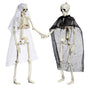 Halloween Skull Skeleton Decoration Simulated Human Plastic Bones Haunted House Decorative Skeleton Props V1294-YM3115220102111-0421