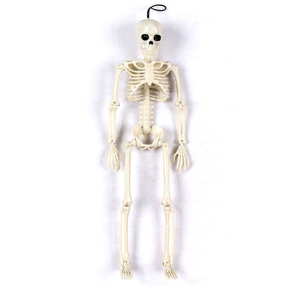 Halloween Skull Skeleton Decoration Simulated Human Plastic Bones Haunted House Decorative Skeleton Props V1294-YM3115220102111-0421