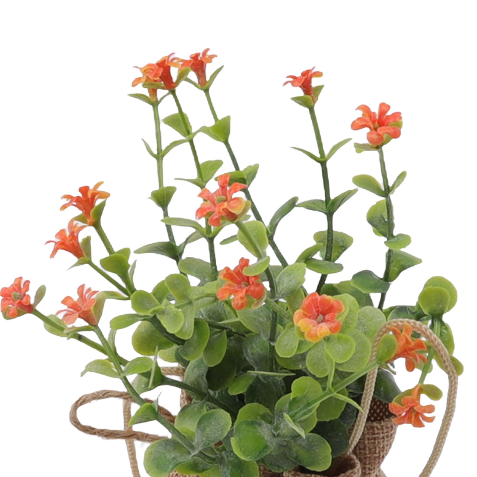 Love Hanging Flower Basket Plastic and Linen Hanging Artificial Flower for Home Wedding V1294-YM3115220102711-0421