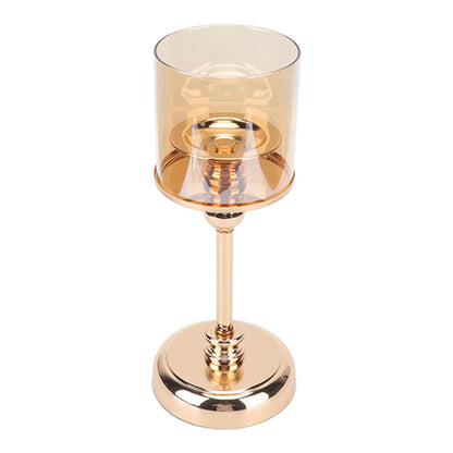 Light Luxury French Candlestick Ornament Table Candle Holder Romantic Candlelight Dinner Decorative Props V1294-YM3115220102811-0421