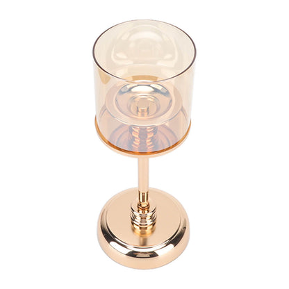 Light Luxury French Candlestick Ornament Table Candle Holder Romantic Candlelight Dinner Decorative Props V1294-YM3115220102811-0421