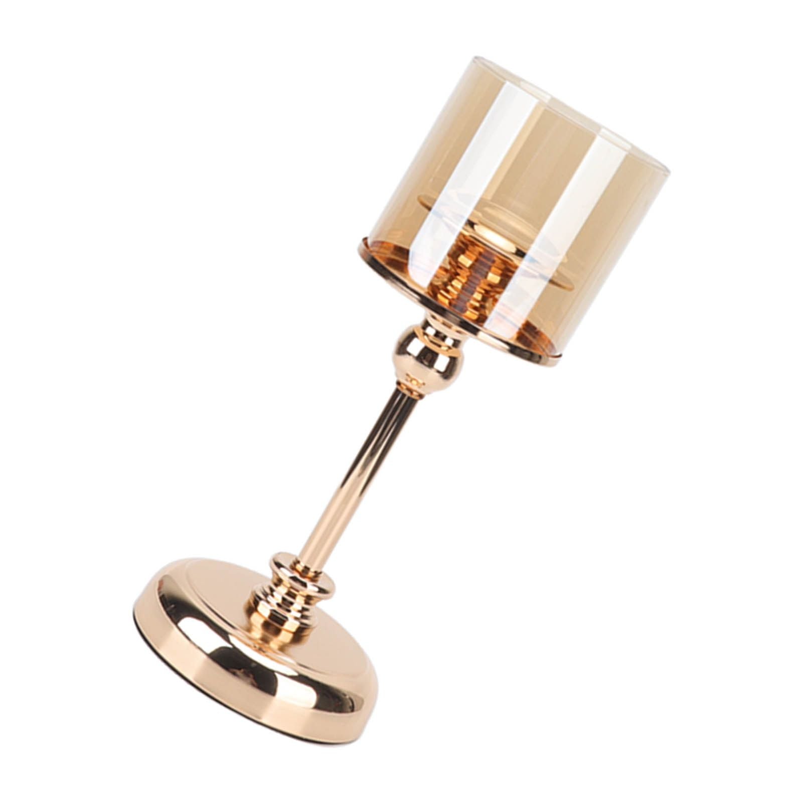 Light Luxury French Candlestick Ornament Table Candle Holder Romantic Candlelight Dinner Decorative Props V1294-YM3115220102811-0421