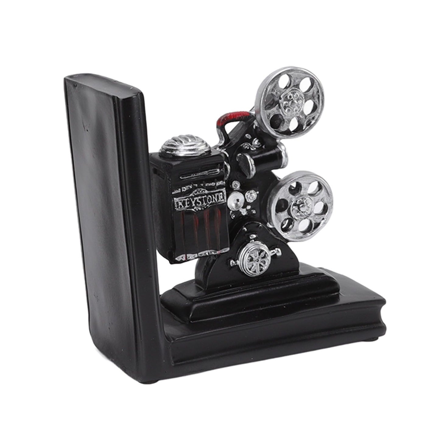 One Pair Shelf Book Ends Movie Projector Designed Resin Bookend Decoration for Study Home Office V1294-YM3115220102911-0421