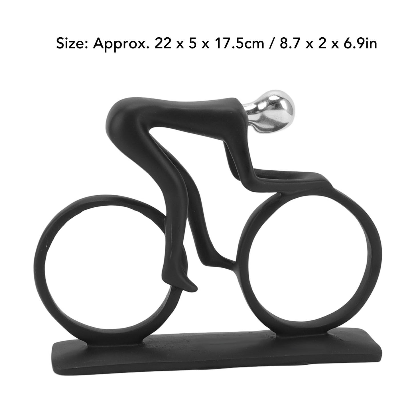 Cycling Ornament Resin Simple Streamlined Appearance Desktop Decoration for TV Table V1294-YM3115220103311-0421