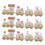 3 Sets Small Train Christmas Decorations Exquisite Mini Train Decor Set Christmas Decoration Props White V1294-YM3115220107413-0421