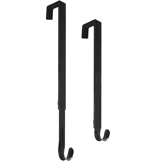 Adjustable Wreath Door Hanger Damage Free Wreaths Hanging Over The Door Hooks Iron Door Hanger for Christmas V1294-YM3115220108011-0421
