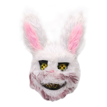 Halloween Spooky Plush Mask Lifelike Appearance Appropriate Size Halloween Props for Horror Themed Parties V1294-YM3115220109011-0421