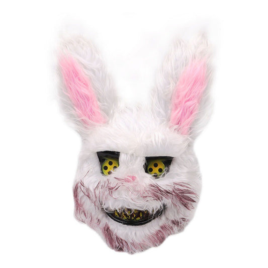 Halloween Spooky Plush Mask Lifelike Appearance Appropriate Size Halloween Props for Horror Themed Parties V1294-YM3115220109011-0421