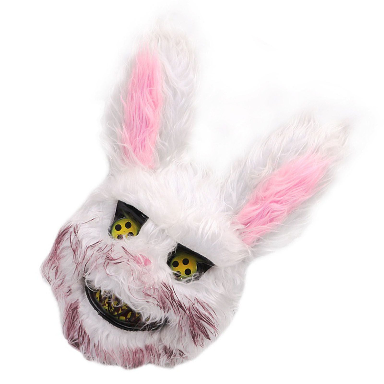 Halloween Spooky Plush Mask Lifelike Appearance Appropriate Size Halloween Props for Horror Themed Parties V1294-YM3115220109011-0421