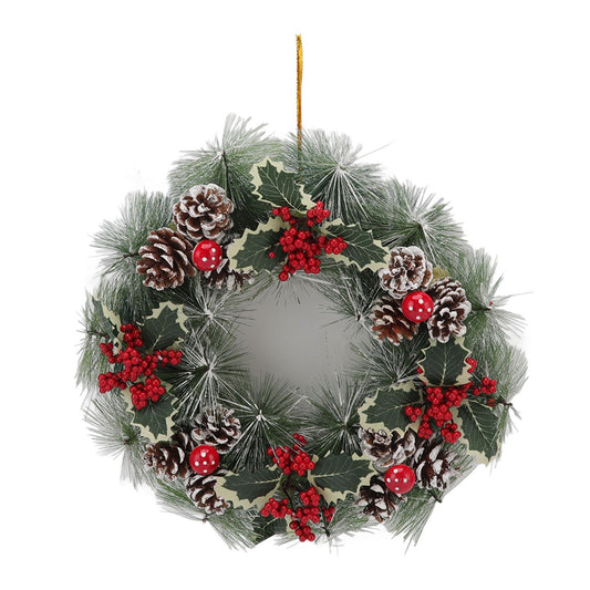 Christmas Garland Vivid Lifelike Pine Needles Christmas Decorative Garland for Front Door Home Decorations B V1294-YM3115220109714-0421