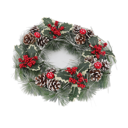 Christmas Garland Vivid Lifelike Pine Needles Christmas Decorative Garland for Front Door Home Decorations B V1294-YM3115220109714-0421