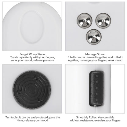 Fidget Toy Reduce Stress Relax Mood Portable Anxiety Sensory EDC Toy Sensory Fidgets Controller Pad 5 White V1294-YM3115220109812-0421