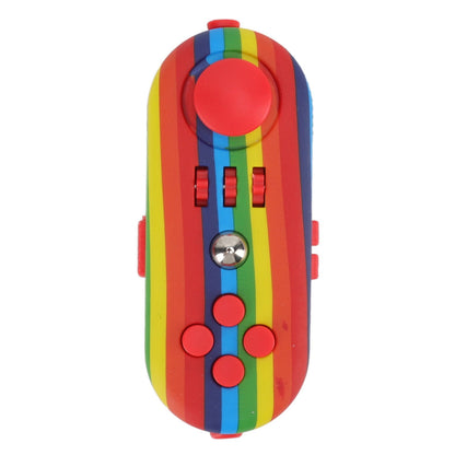 Fidget Toy Reduce Stress Relax Mood Portable Anxiety Sensory EDC Toy Sensory Fidgets Controller Pad 9 Colorful V1294-YM3115220109813-0421