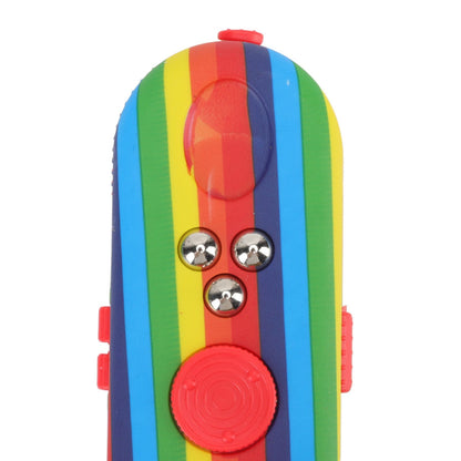 Fidget Toy Reduce Stress Relax Mood Portable Anxiety Sensory EDC Toy Sensory Fidgets Controller Pad 9 Colorful V1294-YM3115220109813-0421