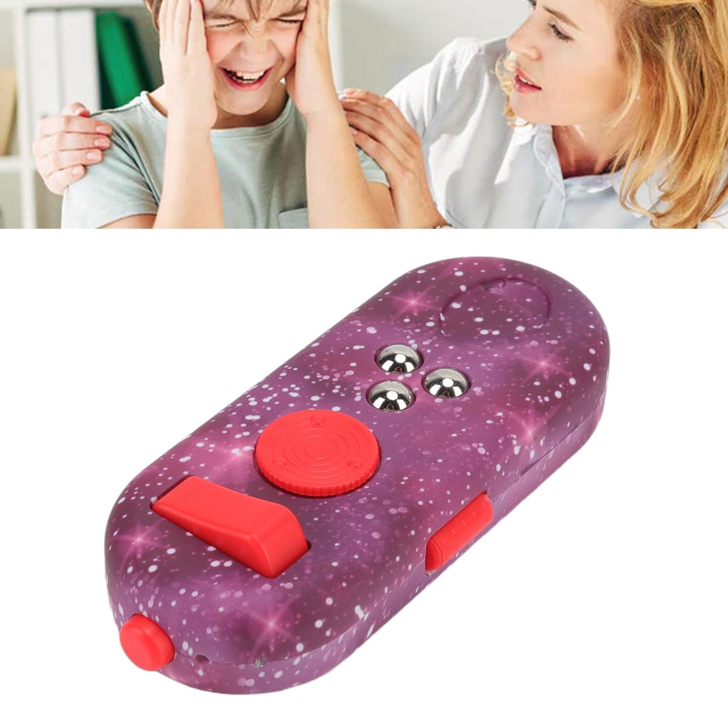 Fidget Toy Reduce Stress Relax Mood Portable Anxiety Sensory EDC Toy Sensory Fidgets Controller Pad 10 Star V1294-YM3115220109814-0421