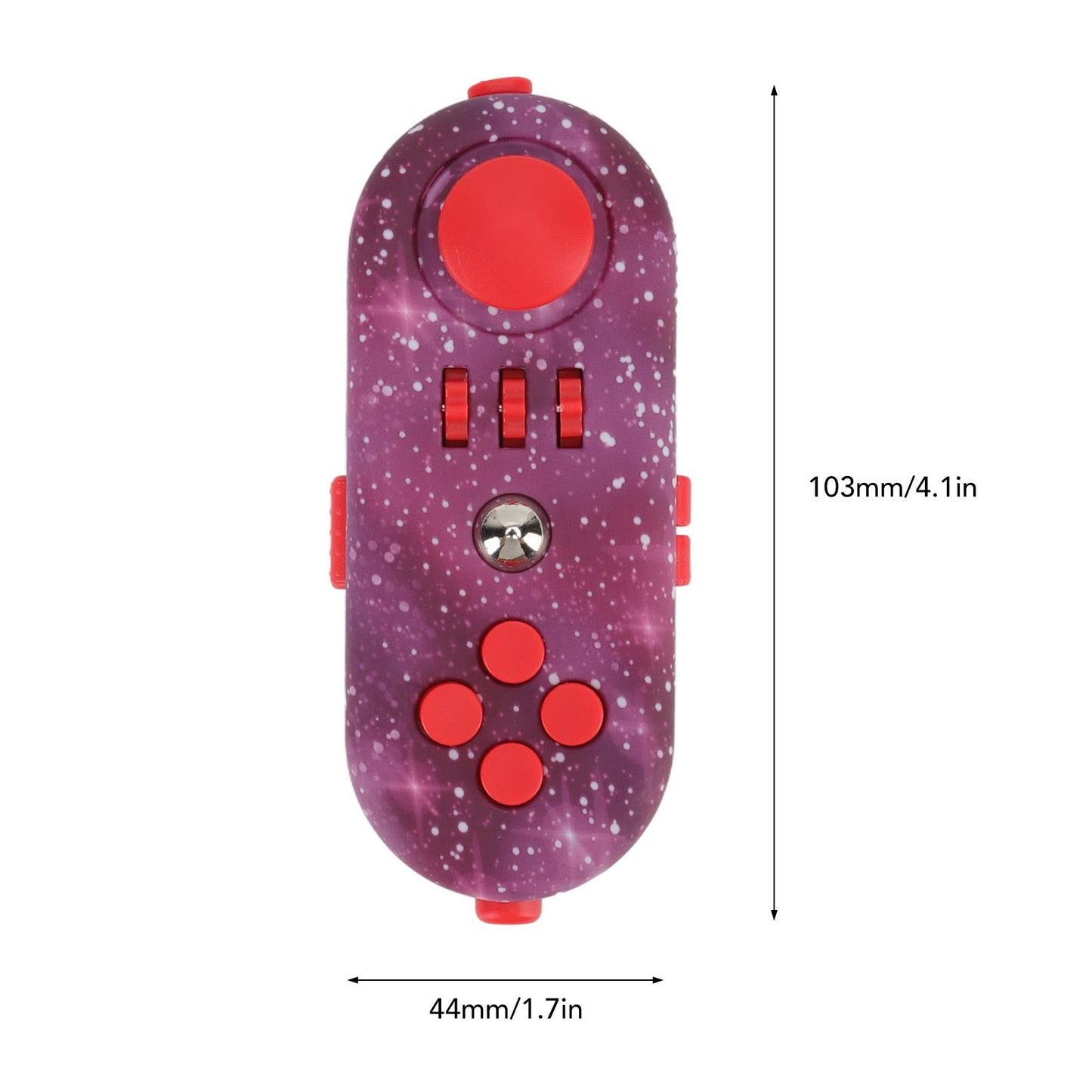 Fidget Toy Reduce Stress Relax Mood Portable Anxiety Sensory EDC Toy Sensory Fidgets Controller Pad 10 Star V1294-YM3115220109814-0421