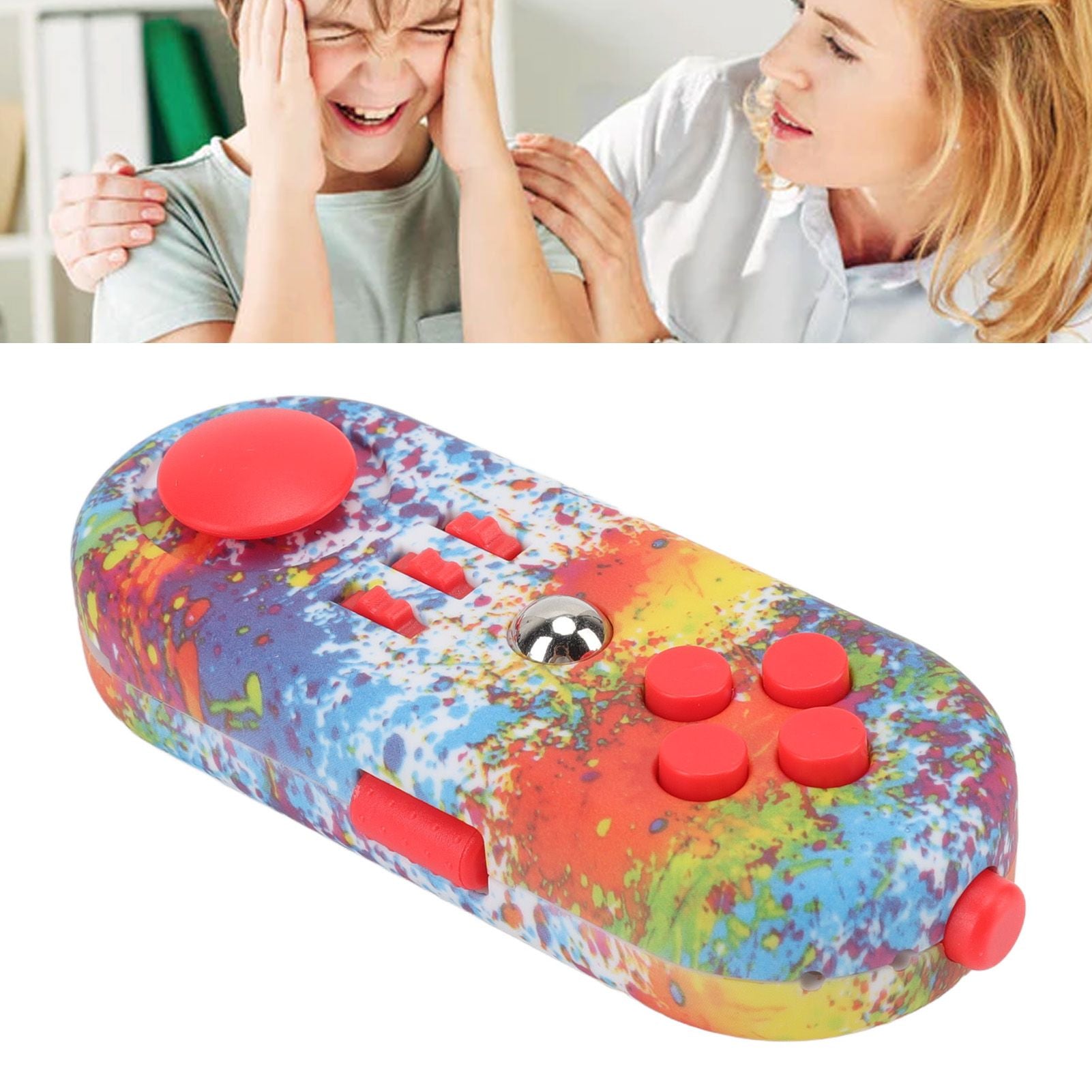 Fidget Toy Reduce Stress Relax Mood Portable Anxiety Sensory EDC Toy Sensory Fidgets Controller Pad 11 V1294-YM3115220109815-0421