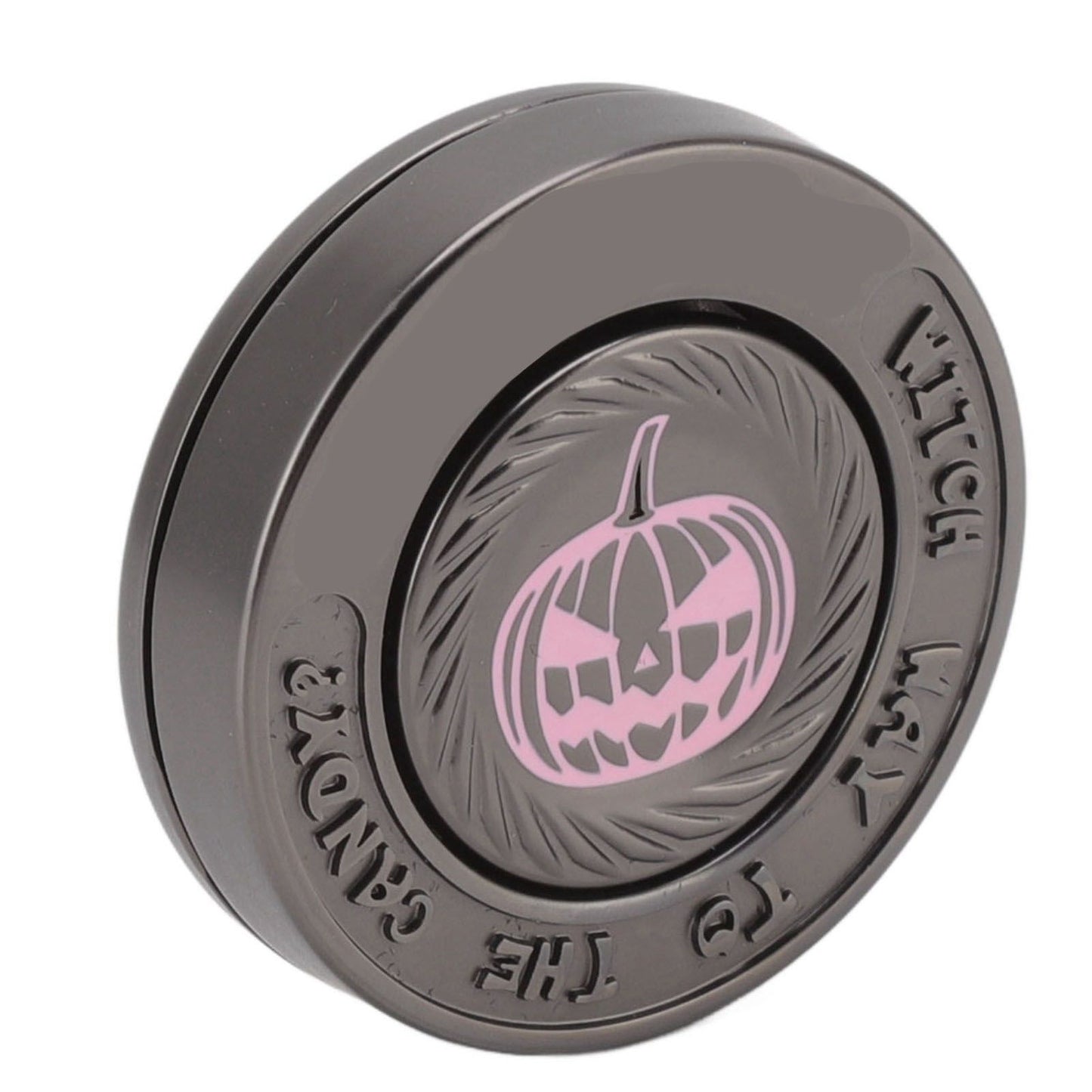 Fidget Spinning Toy Evil Pumpkin Round Lightweight Stress Relieving EDC Desk Toy for Office V1294-YM3115220110611-0421