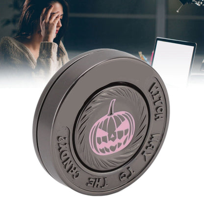 Fidget Spinning Toy Evil Pumpkin Round Lightweight Stress Relieving EDC Desk Toy for Office V1294-YM3115220110611-0421