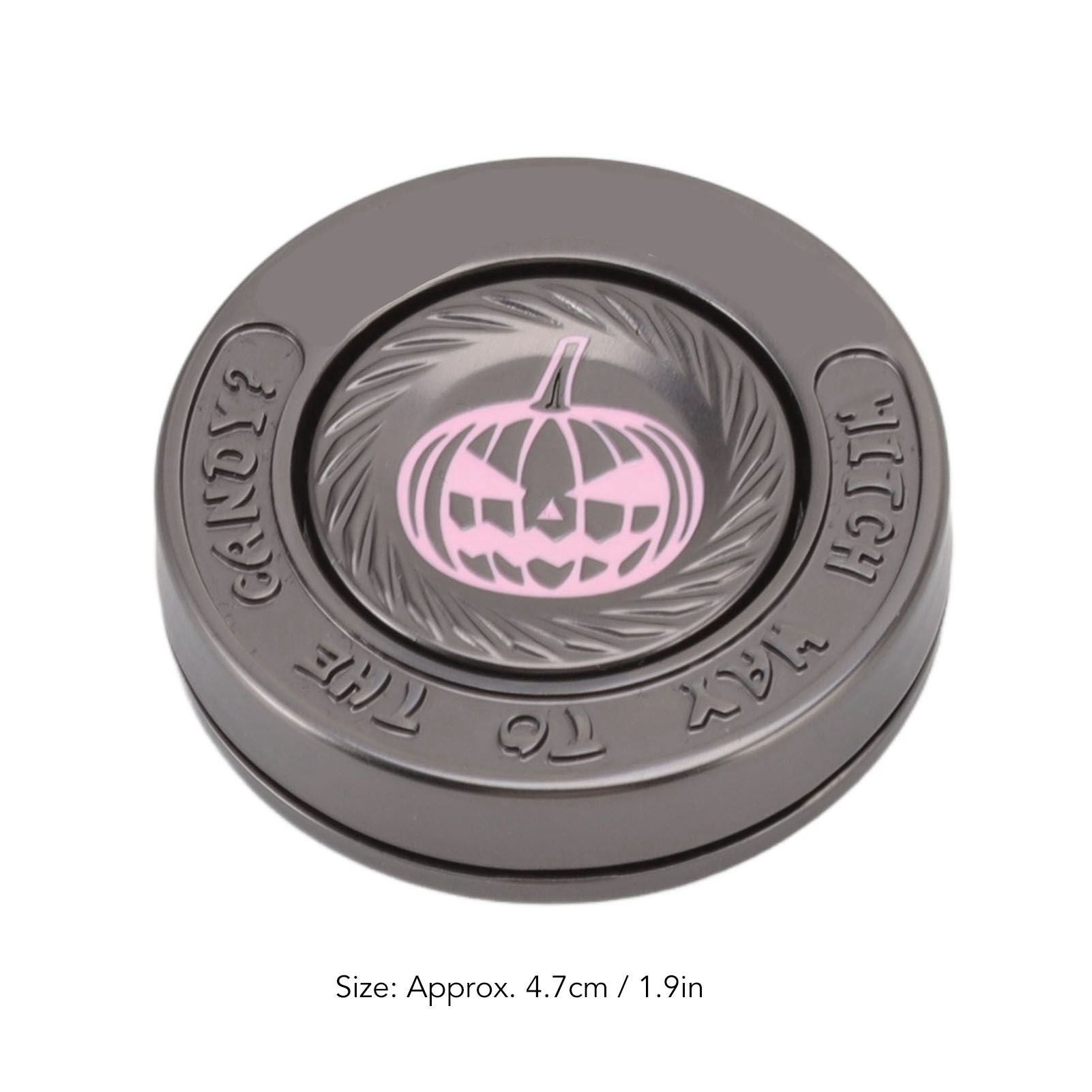 Fidget Spinning Toy Evil Pumpkin Round Lightweight Stress Relieving EDC Desk Toy for Office V1294-YM3115220110611-0421