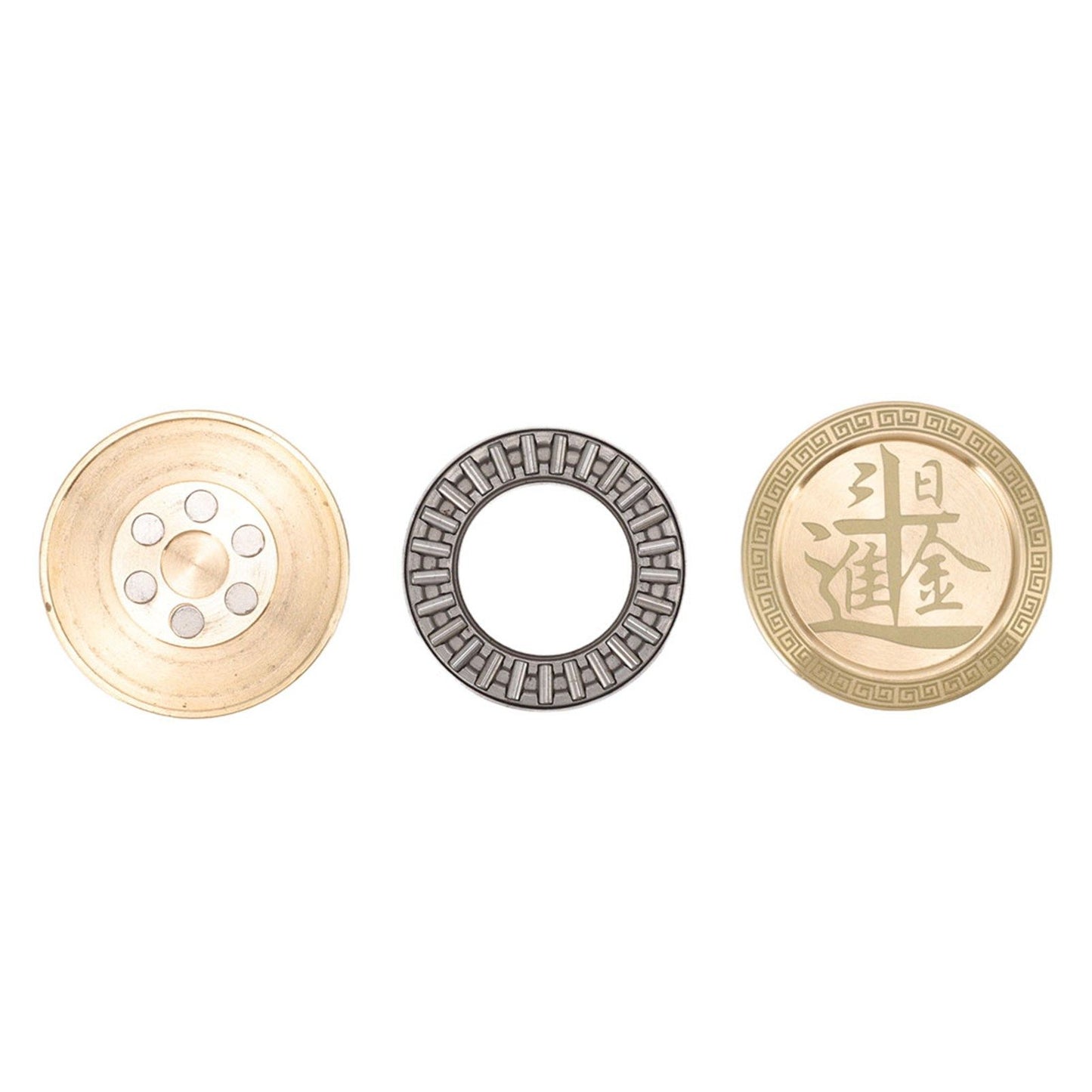 Magnetic Push Slider Stress Relief Round Portable EDC Push Slider Decompression Toy V1294-YM3115220110811-0421