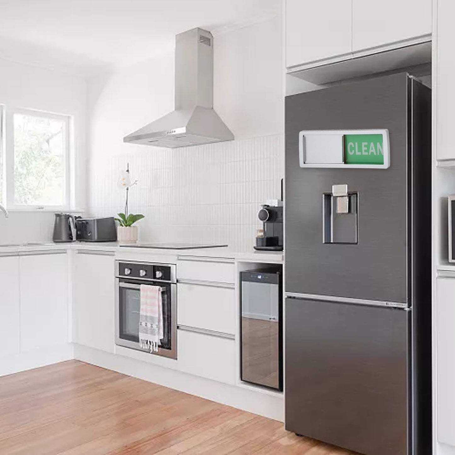 Dishwasher Magnet Easy To Read Clean Dirty Sign Indicator for Dishwasher With Double Sided Adhesive Tape V1294-YM3115220112712-0421