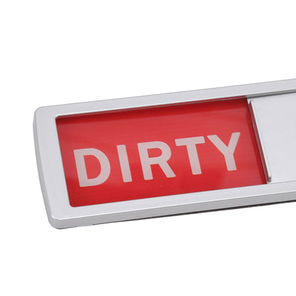 Dishwasher Magnet Easy To Read Clean Dirty Sign Indicator for Dishwasher With Double Sided Adhesive Tape V1294-YM3115220112712-0421