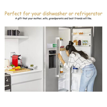 Dishwasher Magnet Easy To Read Clean Dirty Sign Indicator for Dishwasher With Double Sided Adhesive Tape V1294-YM3115220112712-0421