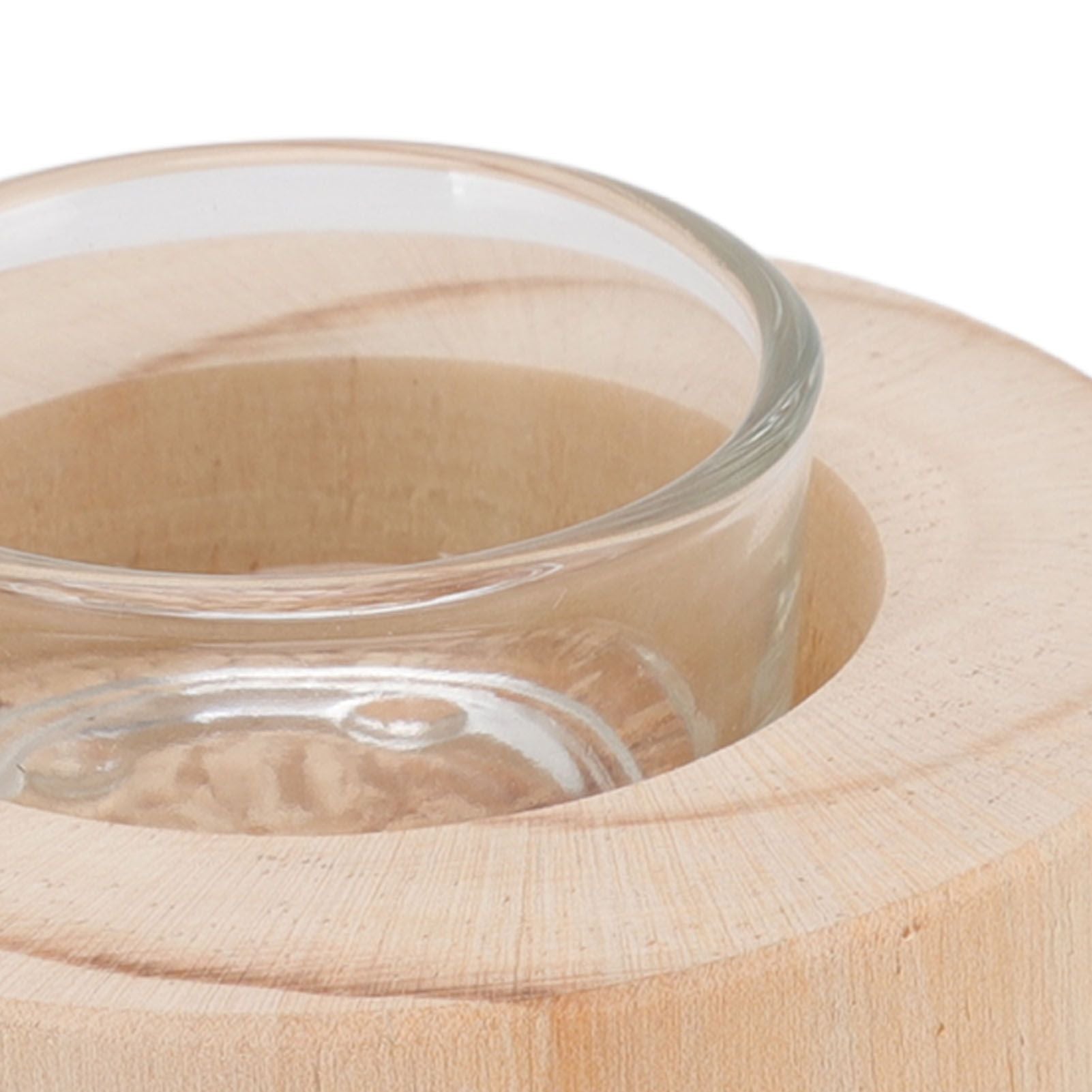 3Pcs Wooden Candle Cup Holders Low Medium High Simple Wooden Candlestick for Living Room Office Study Bedroom V1294-YM3115220114111-0421