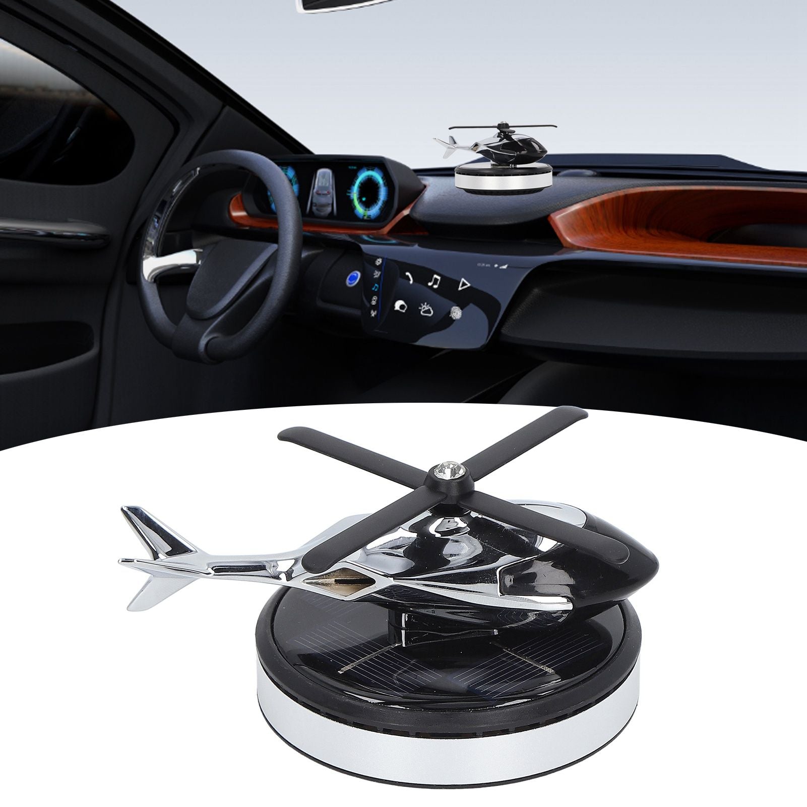 Car Fragrance Pleasant Air Removable Portable Delicate Decorative Solar Home Fragrance V1294-YM3115220114811-0421