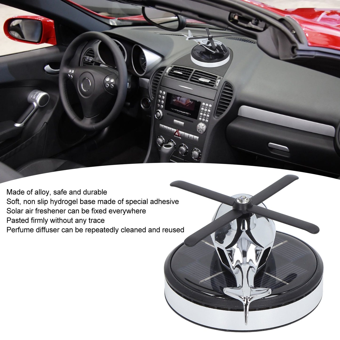Car Fragrance Pleasant Air Removable Portable Delicate Decorative Solar Home Fragrance V1294-YM3115220114811-0421
