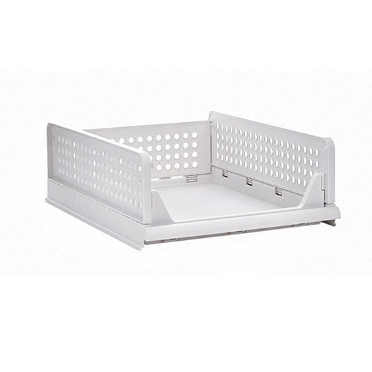 Wardrobe Foldable Storage Basket Layered Divider Drawer Rack Stackable Clothes Organizing Basket V1294-YM3117220216611-0421