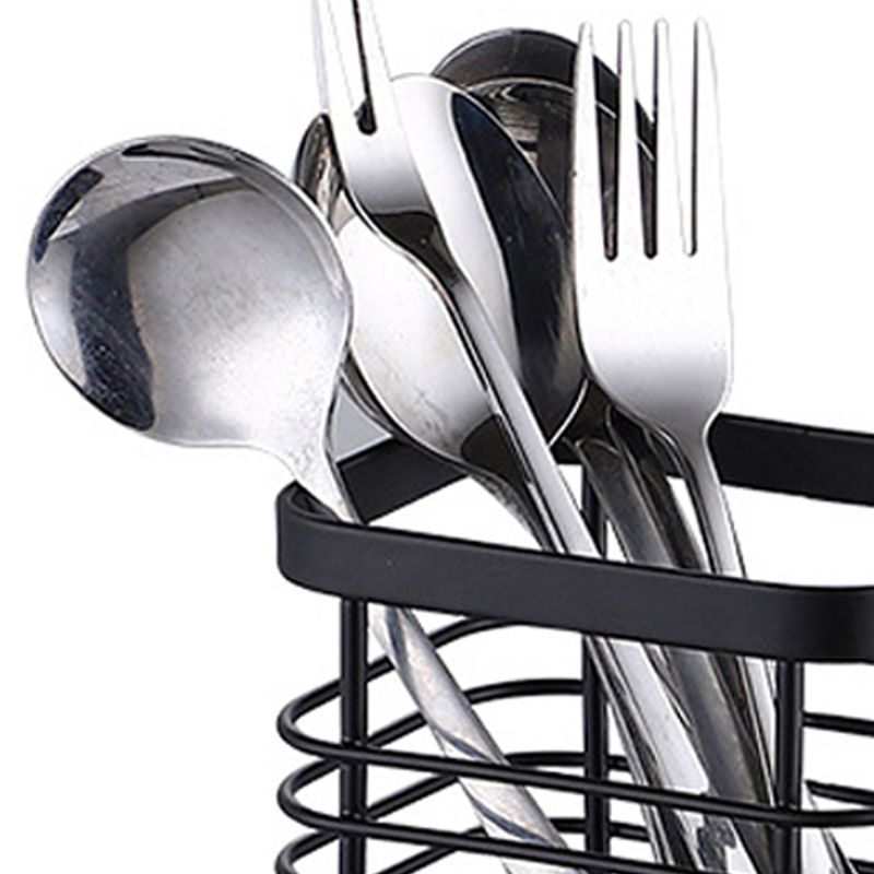 Utensil Holder Drying Rack Stainless Steel Draining Basket Wall Mount No Drilling for Kitchen Chopsticks V1294-YM3117220218413-0421