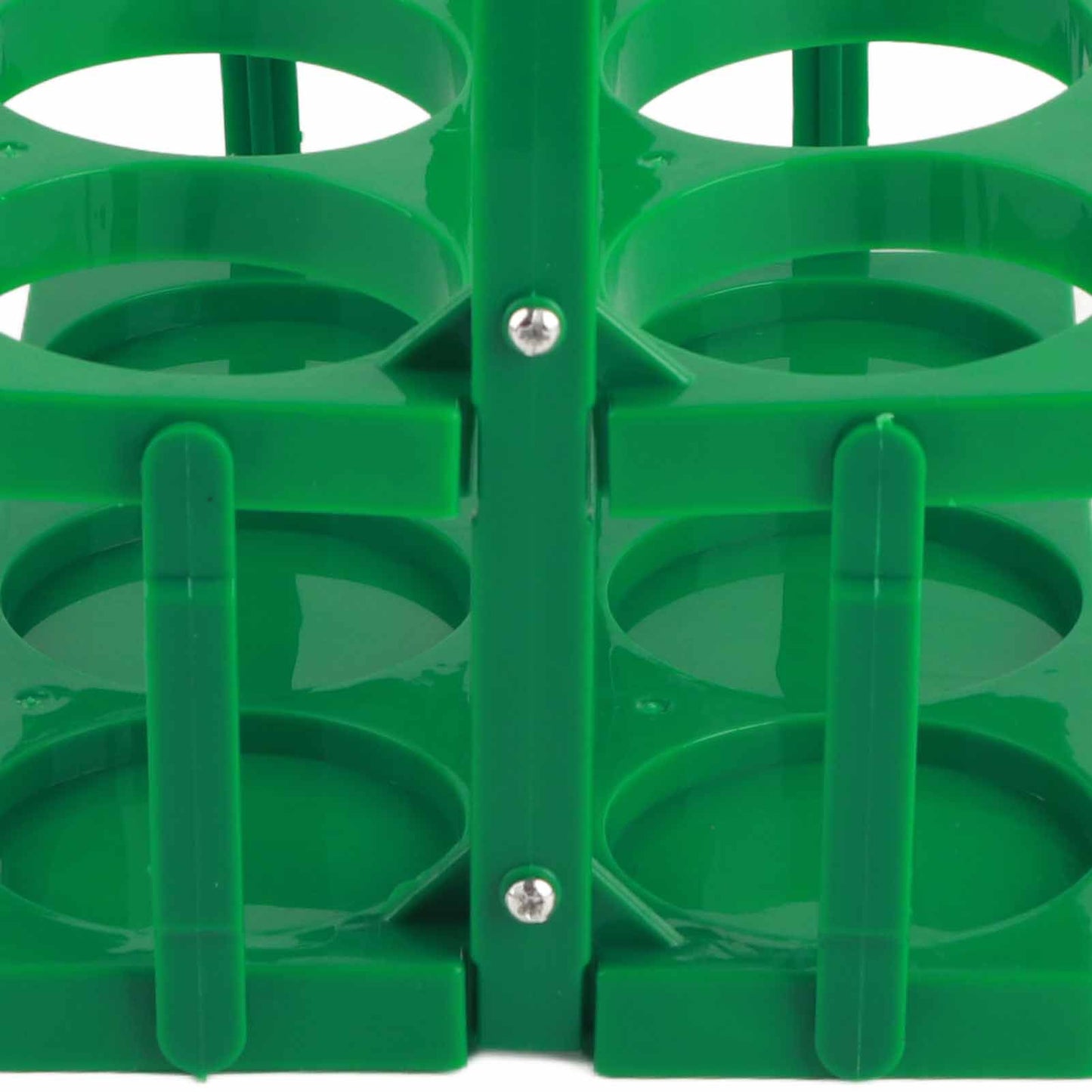 Portable Beer Bottle Rack Pure Color Foldable Beverage Storage Rack Picnic Beer Handle Basket Green V1294-YM3117220218512-0421