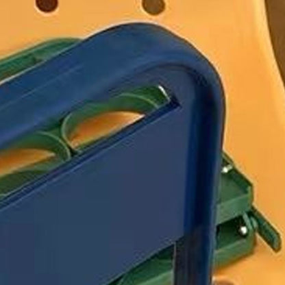 Portable Beer Bottle Rack Pure Color Foldable Beverage Storage Rack Picnic Beer Handle Basket Blue V1294-YM3117220218513-0421
