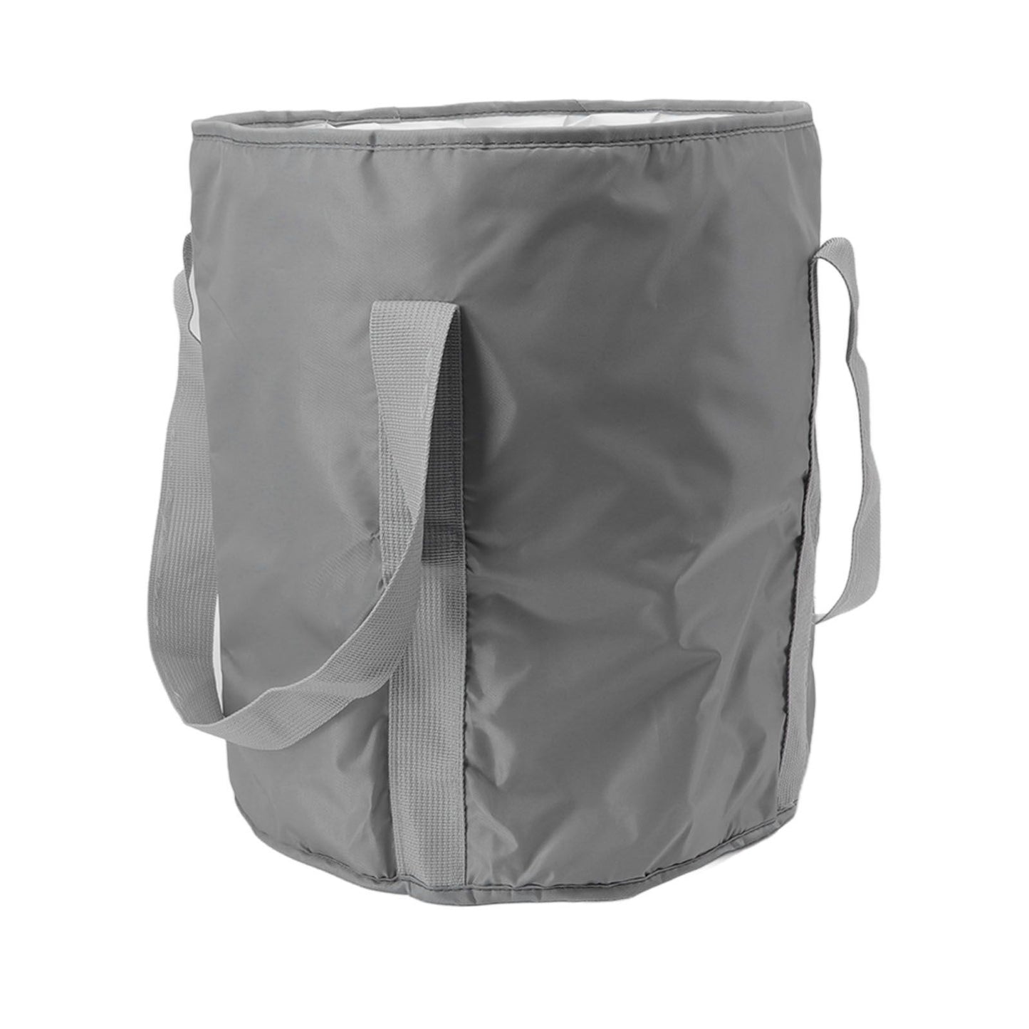 Foldable Foot Tub Polyester Double Layer Collapsible Camping Bucket with Storage Bag for Outdoor Grey V1294-YM3117220219411-0421