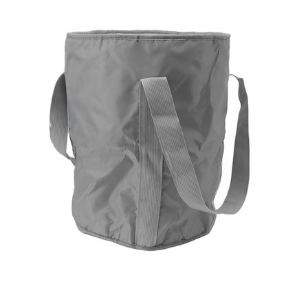 Foldable Foot Tub Polyester Double Layer Collapsible Camping Bucket with Storage Bag for Outdoor Grey V1294-YM3117220219411-0421